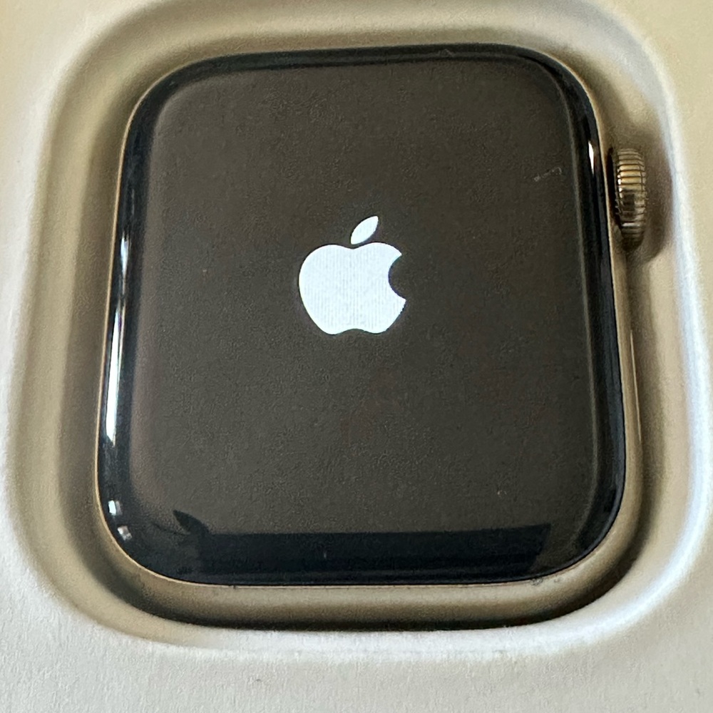 Apple Watch Gold STAINLESS STEEL S6 44mm GPS & LTE With Apple Retail Box etc